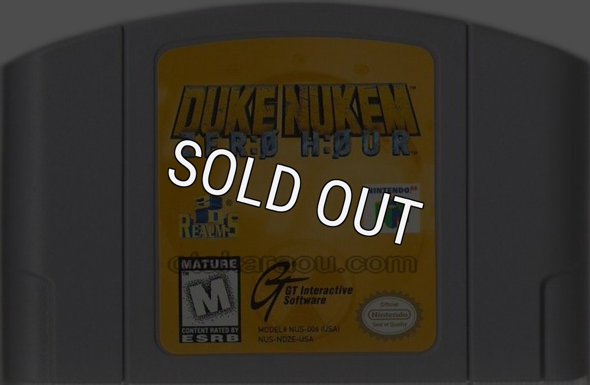 海外64ソフト 名作 DUKE NUKEM : ZERO HOUR