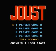ファミコン 名作 ジャウスト