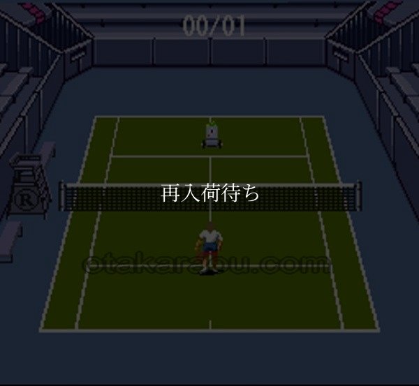 スーパーファミコン 画像 アンドレ・アガシ・テニス