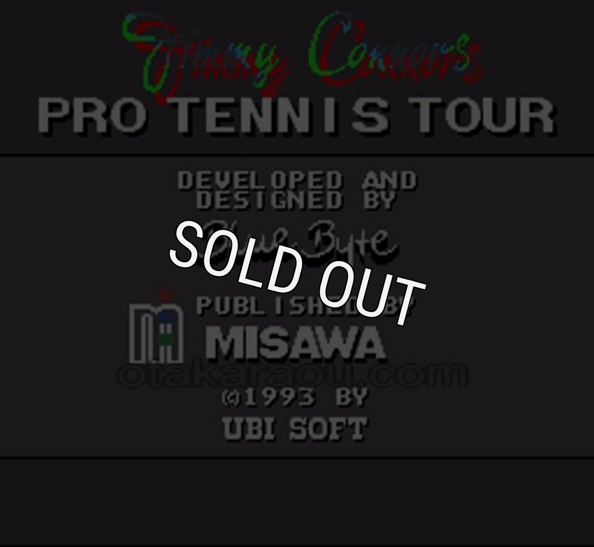 スーパーファミコンソフト画像 ジミーコナーズのプロテニスツアー