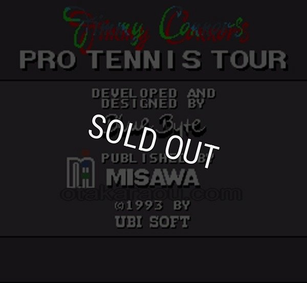 スーパーファミコンソフト画像 ジミーコナーズのプロテニスツアー
