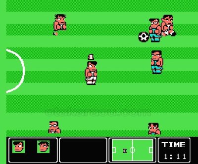 熱血高校ドッジボール部 サッカー編 ファミコンソフト カセットのみ