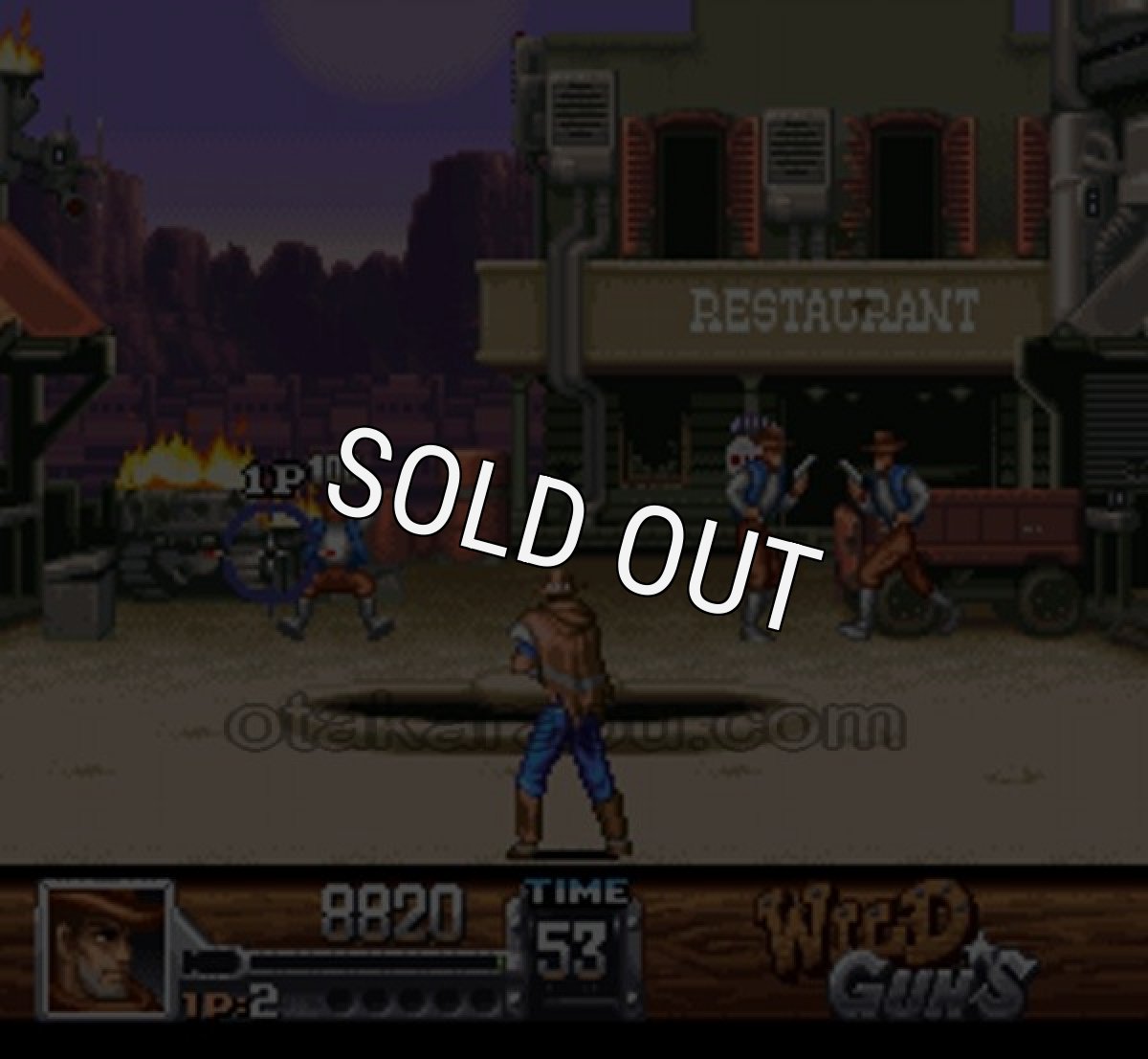 人気スーファミソフト ワイルドガンズ