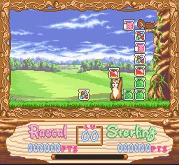 あらいぐまラスカル スーパーファミコンソフト / 起動確認済み プレイ画面 / Araiguma Rascal Super Famicom Game Gameplay Screenshot