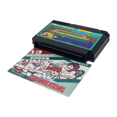 タッグチームプロレスリング ファミコンソフト / 起動確認済み プレイ画面 / Tag Team Wrestling Famicom Game Gameplay Screenshot