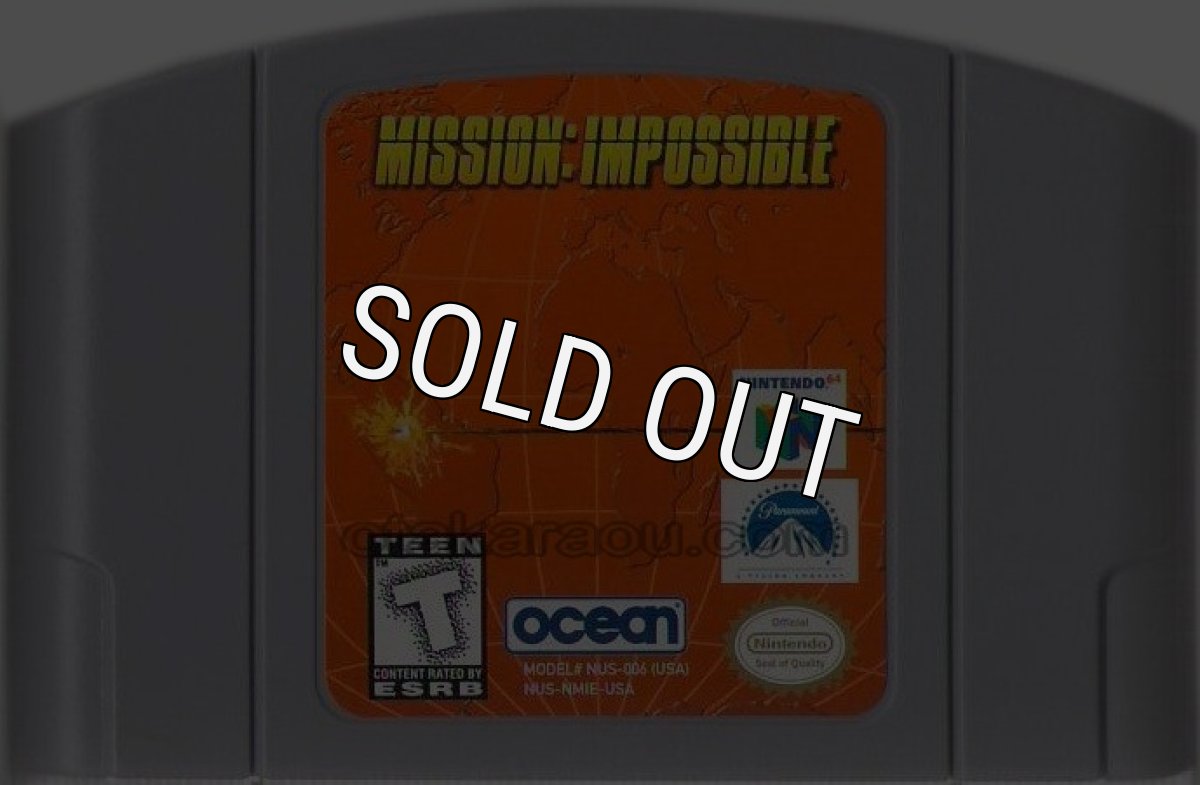 海外64ソフト 名作 MISSION : IMPOSSIBLE