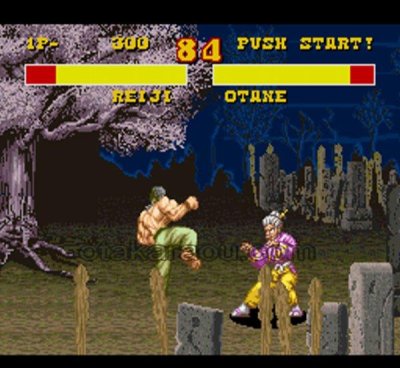 豪血寺一族 スーパーファミコンソフト / 起動確認済み プレイ画面 / Power Instinct Super Famicom Game Gameplay Screenshot