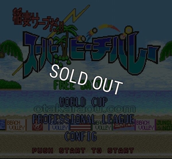 スーパーファミコンソフト画像 スーパービーチバレー