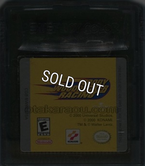 海外 ゲームボーイカラーソフト WOODY WOODPECKER RACING