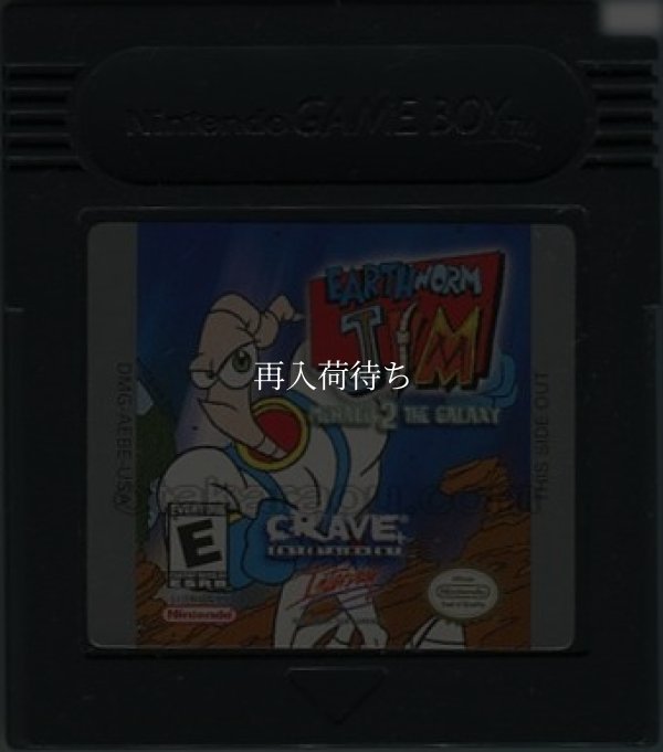 EARTHWORM JIM : MENACE 2 THE GALAXY ゲームボーイカラー海外版 / 海外版 端子清掃済み 動作確認済み / EARTHWORM JIM : MENACE 2 THE GALAXY Game Boy Color (Overseas Version) Tested & Working