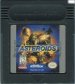 ASTEROIDS ゲームボーイカラー海外版 / 海外版 端子清掃済み 動作確認済み / ASTEROIDS Game Boy Color (Overseas Version) Tested & Working