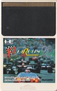 PC-engine card F1サーカス'92(エフワンサーカス)