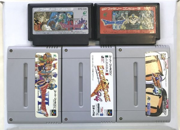 ネコポス例　スーパーファミコン3本　ファミコンソフト2本