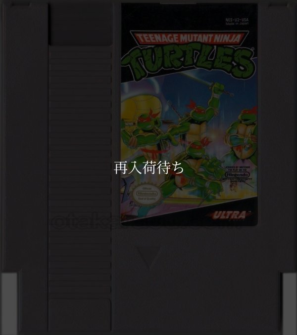 TEENAGE MUTANT NINJA TURTLES (T.M.N.T.) (激亀忍者伝) NESソフト / 端子清掃済み 動作確認済み / TEENAGE MUTANT NINJA TURTLES NES Game Tested & Working