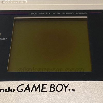ゲームボーイ本体 (ホワイト 白) 【ゲームボーイ】 / 各部詳細画像 コンディションチェック / ゲームボーイConsole System for Game Boy - Detailed Condition Inspection