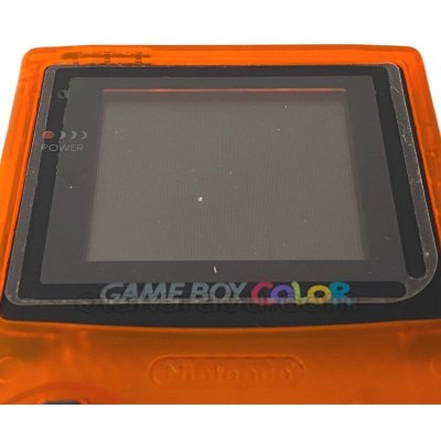 ゲームボーイカラー本体 (クリアオレンジ&クリアブラック) 【ゲームボーイ】 / 各部詳細画像 コンディションチェック / ゲームボーイカラーConsole System for Game Boy - Detailed Condition Inspection