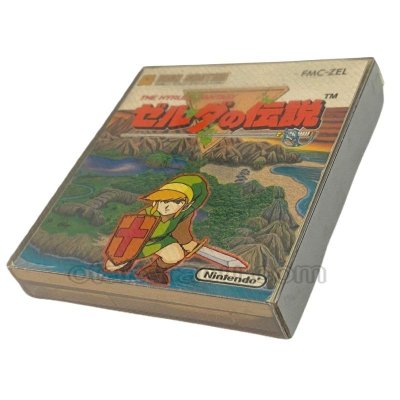 ゼルダの伝説　　-1 ディスクシステムソフト箱説 / 端子清掃済み 動作確認済み / The Legend of Zelda FDS Game Tested & Working