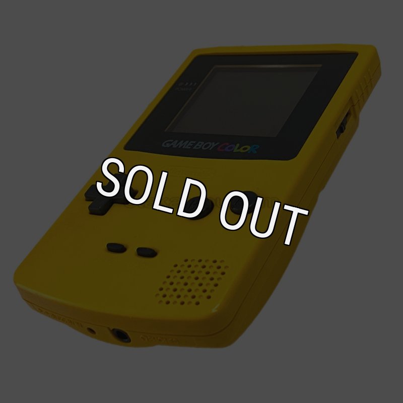 ゲームボーイカラー　本体イエロー　とソフト 美品】任天堂 ゲームボーイカラー本体 イエロー GAMEBOY COLOR