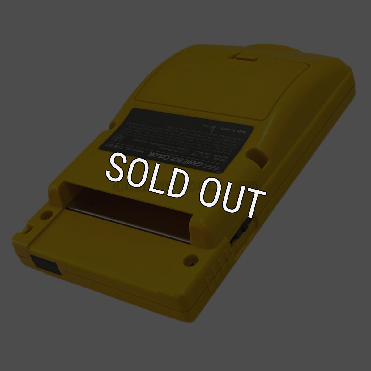 ゲームボーイカラー本体 (イエロー)