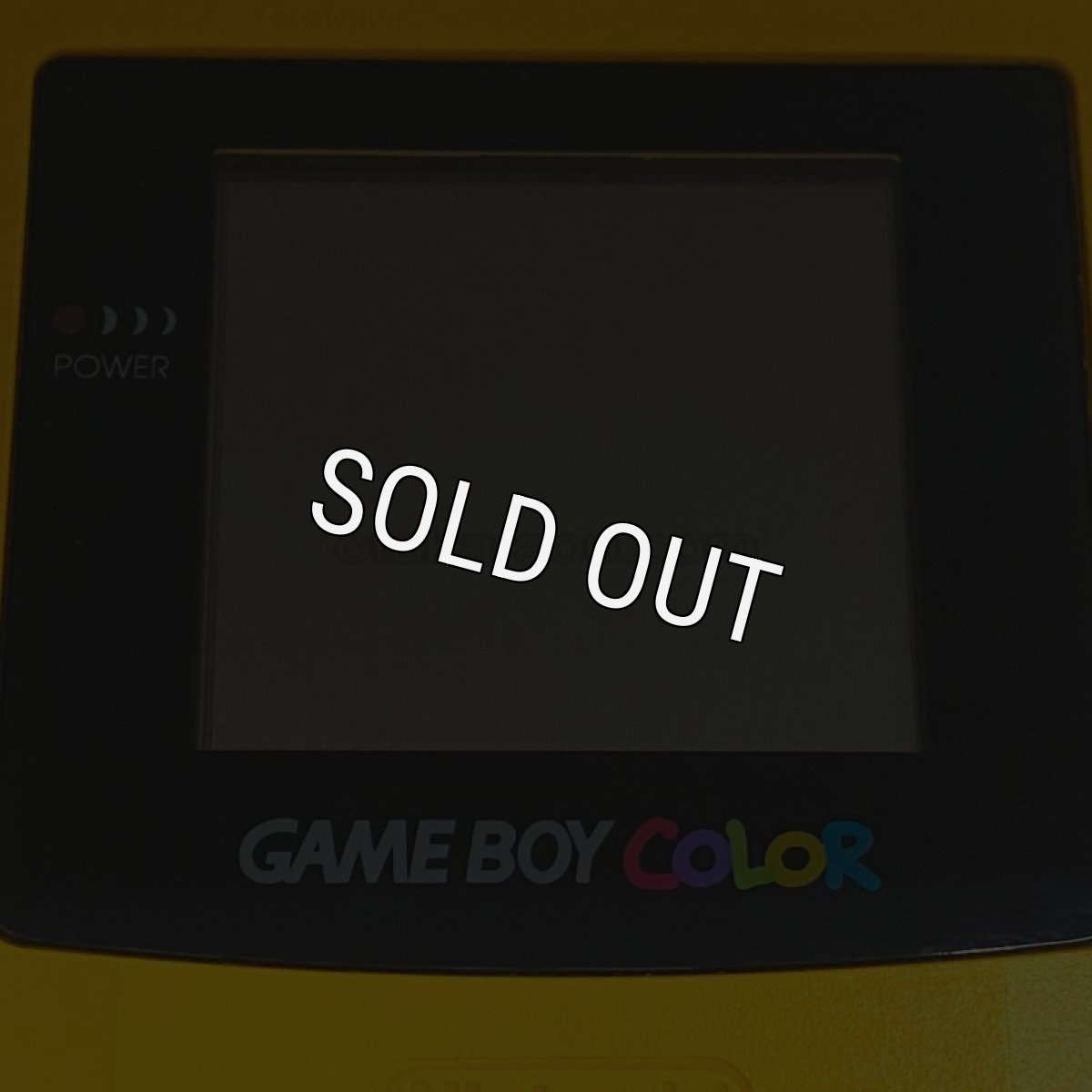 ゲームボーイカラー本体 (イエロー)