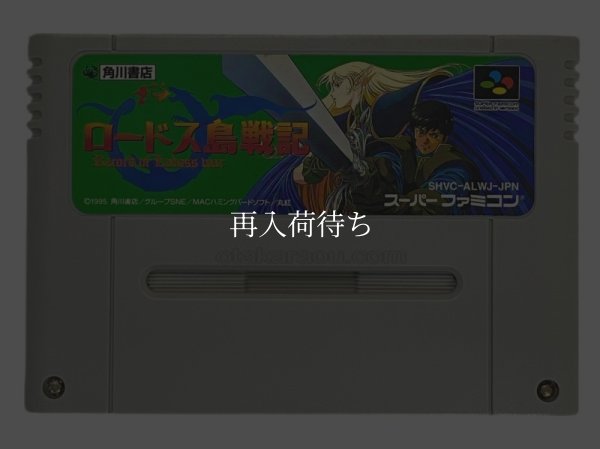 ロードス島戦記 スーパーファミコンソフト / 端子清掃済み 動作確認済み / Record of Lodoss War Super Famicom Game Tested & Working
