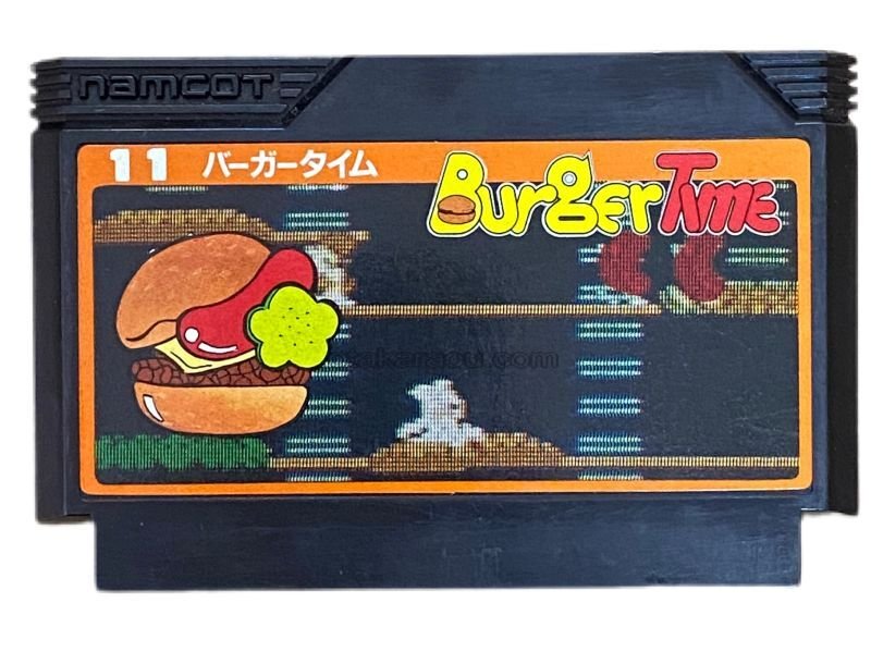 ファミコン名作『バーガータイム』｜懐かしソフトを中古で通販