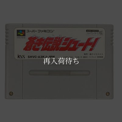 蒼き伝説シュート! スーパーファミコンソフト カセットのみ (端子清掃