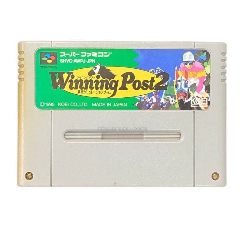 動作確認ほぼ動かなウイニングポスト2スーパーファミコン用ソフト箱説明書ケース有り 動作確認ほぼ動かなウイニングポスト2スーパーファミコン用