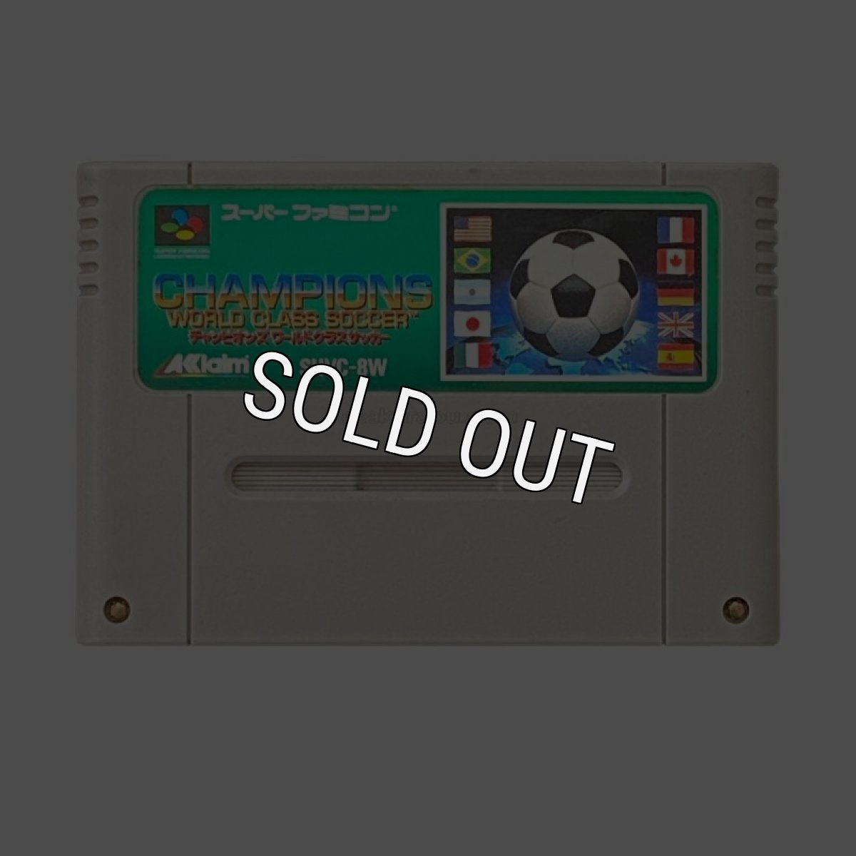 スーパーファミコンソフト チャンピオンズ ワールドクラスサッカー