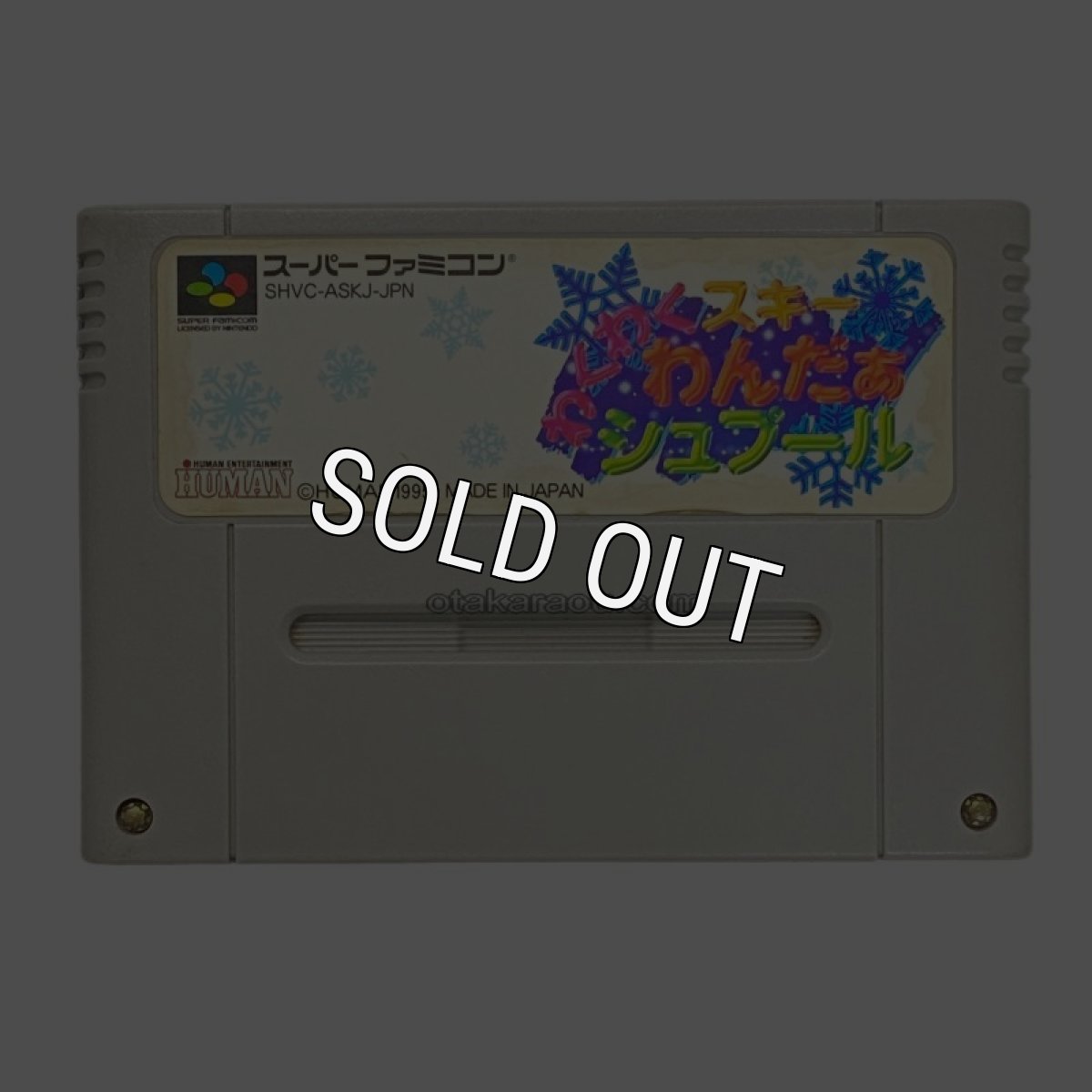 スーパーファミコンソフト  わくわくスキーわんだぁシュプール