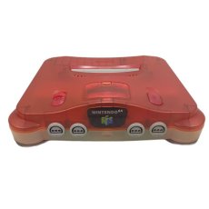 ニンテンドウ64本体 （クリアレッド）