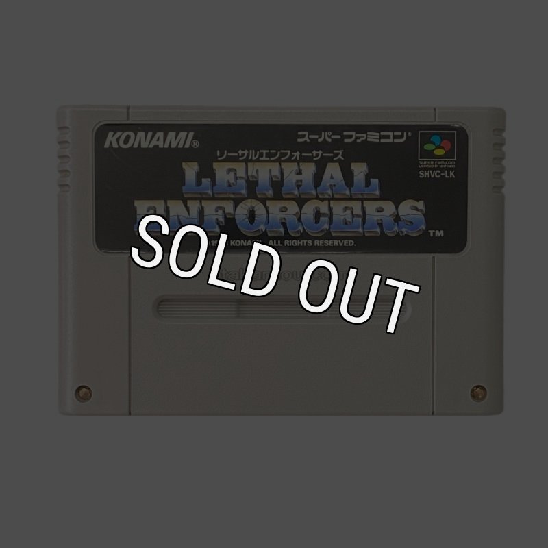 未使用 リーサルエンフォーサーズ スーパーファミコン SFC ソフト リーサルエンフォーサーズ｜スーパーファミコン (SFC)｜コナミ