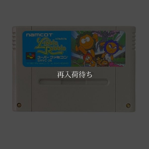 リブルラブル スーパーファミコンソフト / 端子清掃済み 動作確認済み / Libble Rabble Super Famicom Game Tested & Working