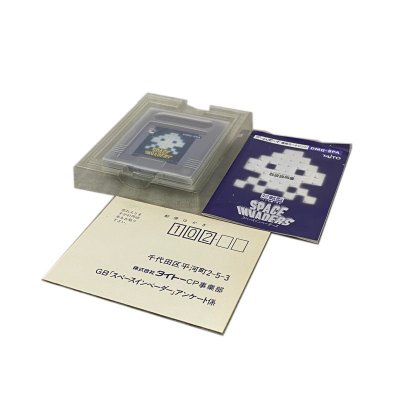 スペースインベーダー ゲームボーイソフト / 起動確認済み プレイ画面 / Space Invaders Game Boy Game Gameplay Screenshot