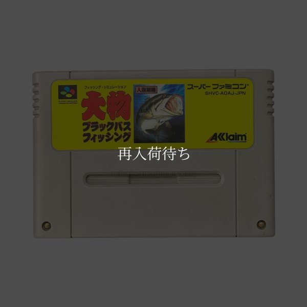 大物ブラックバスフィッシング 人造湖編 スーパーファミコンソフト / 端子清掃済み 動作確認済み / 大物ブラックバスフィッシング 人造湖編 Super Famicom Game Tested & Working