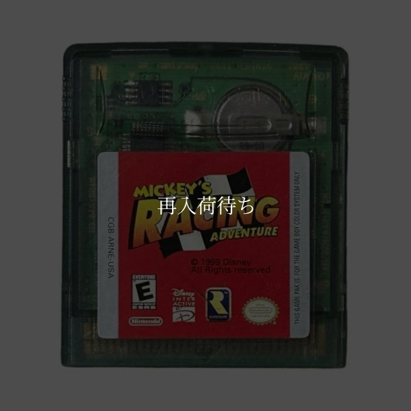 MICKEY'S RACING ADVENTURE ゲームボーイカラー海外版 / 海外版 端子清掃済み 動作確認済み / MICKEY'S RACING ADVENTURE Game Boy Color (Overseas Version) Tested & Working