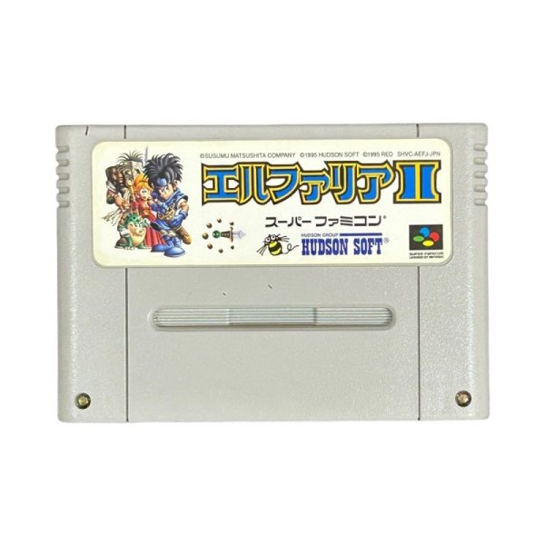 エルファリアII スーパーファミコンソフト / 端子清掃済み 動作確認済み / エルファリアII Super Famicom Game Tested & Working