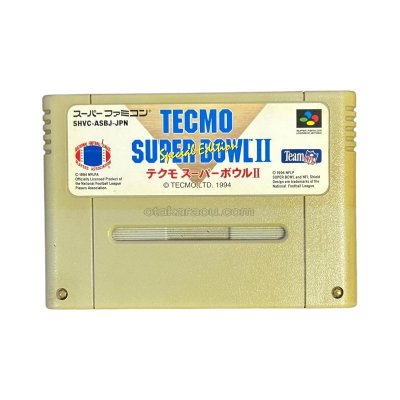 テクモスーパーボウル2 スーパーファミコンソフト / 端子清掃済み 動作確認済み / Tecmo Super Bowl Super Famicom Game Tested & Working