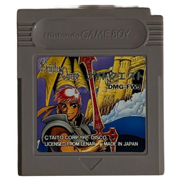 ナイトクエスト ゲームボーイソフト / 端子清掃済み 動作確認済み / Night Quest Game Boy Game Tested & Working