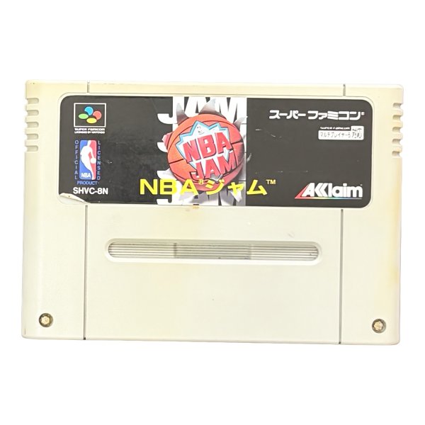 NBAジャム スーパーファミコンソフト / 端子清掃済み 動作確認済み / NBAジャム Super Famicom Game Tested & Working