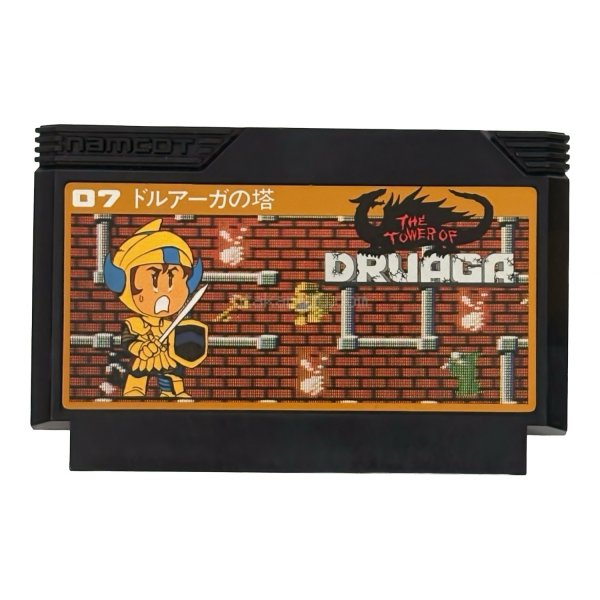 ドルアーガの塔 ファミコンソフト / 端子清掃済み 動作確認済み / The Tower of Druaga Famicom Game Tested & Working