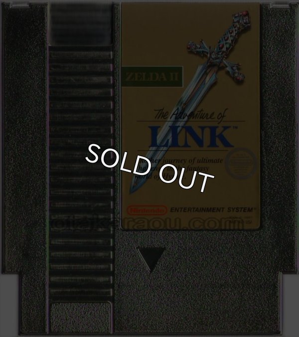 NESソフト 販売 Zelda II （リンクの冒険） (Gold Cartridge)