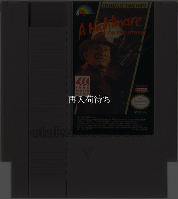 A Nightmare : ON ELM STREET NESソフト / 端子清掃済み 動作確認済み / A Nightmare : ON ELM STREET NES Game Tested & Working