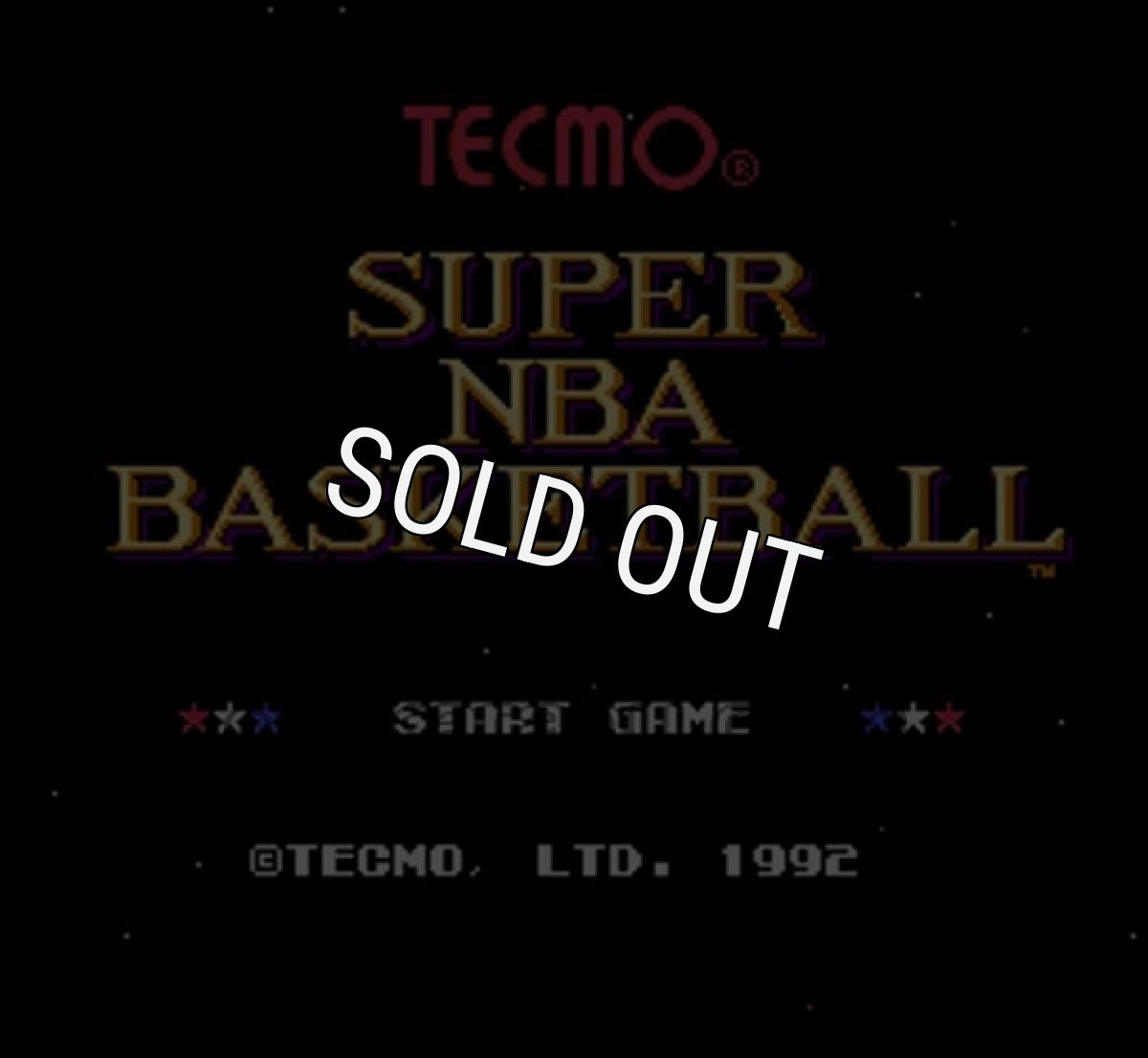 スーパーファミコンソフト 中古 テクモスーパーNBAバスケットボール