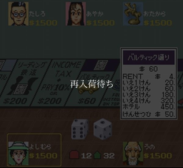 SFCソフトザ・モノポリーゲーム2