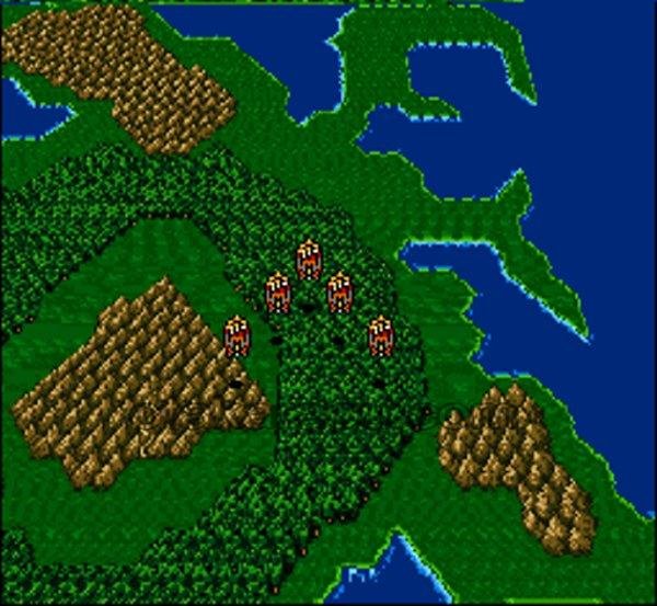 ファイナルファンタジーIV イージータイプ スーパーファミコンソフト / 起動確認済み プレイ画面 / Final Fantasy IV Easy Type Super Famicom Game Gameplay Screenshot