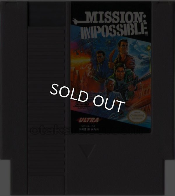NESソフト 販売 MISSION : IMPOSSIBLE(ミッション:インポッシブル)