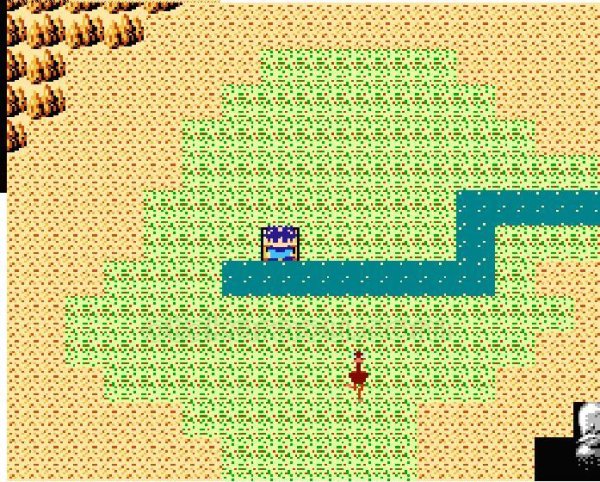 サンサーラ・ナーガ ファミコンソフト / 起動確認済み プレイ画面 / Samsara Naga Famicom Game Gameplay Screenshot