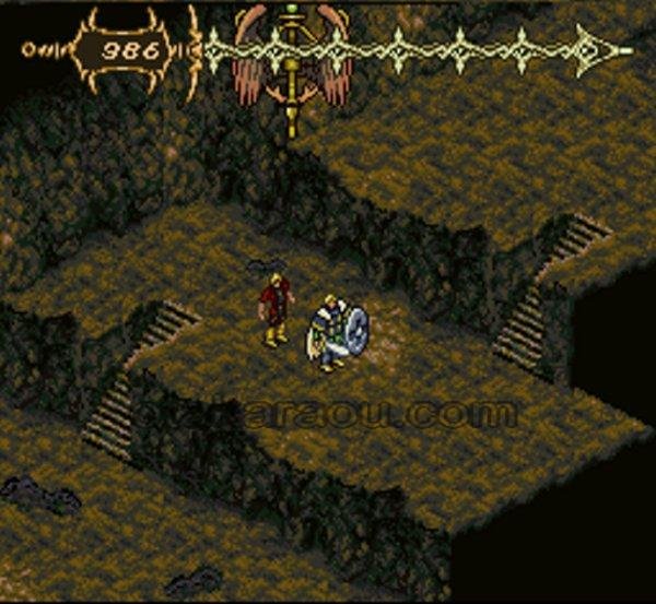 ダークハーフ スーパーファミコンソフト / 起動確認済み プレイ画面 / Dark Half Super Famicom Game Gameplay Screenshot