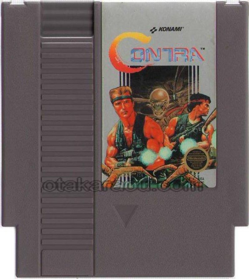 ファミコンカセット コントラ 魂斗羅 Contra / Probotector / Gryzor - Original Nintendo Classic Game